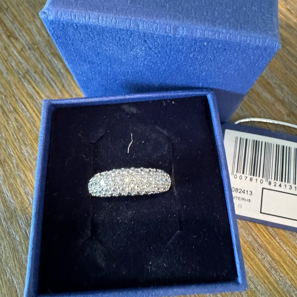 Swarovski Silver Pavé Ring s